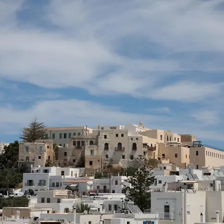 Naxos Center Venetian Castle And Portara View Studio